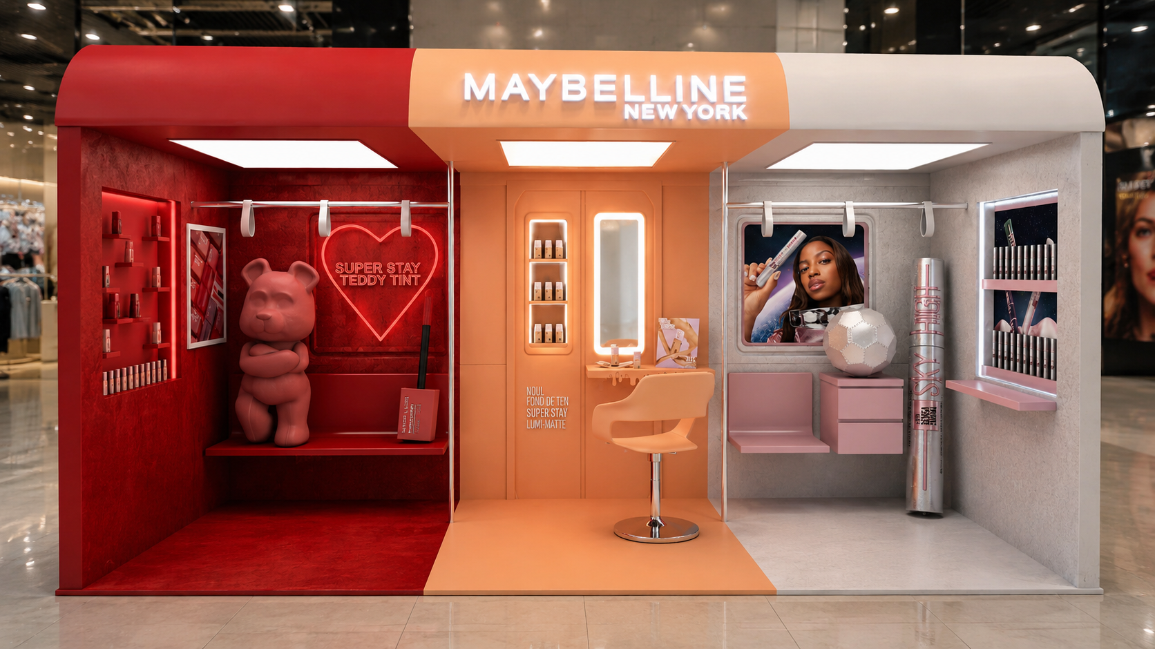 Booth Maybelline Subway